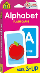 School Zone - Alphabet Flash Cards - Ages 3 and Up Preschool