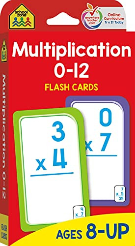 Multiplication 0-12 Flash Cards - Ages 8 Multiplication 0-12 Flash Cards - Ages 8