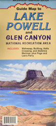Guide Map to Lake Powell and Glen Canyon