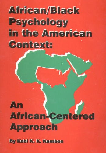 African/Black psychology in the American context