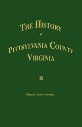 History of Pittsylvania County Virginia.