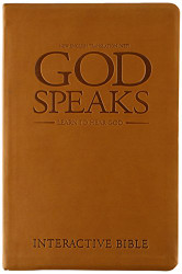 God Speaks Study Bible Brown Imitation Leather NET