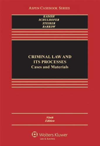 Criminal Law And Its Processes