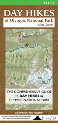 Day Hikes of Olympic National Park Map Guide