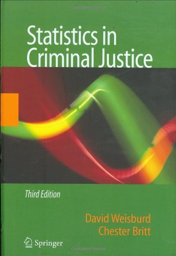 Statistics In Criminal Justice