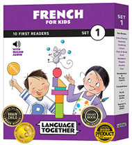 French for Kids 1: Beginner Learning Set of 10 First Reader Books