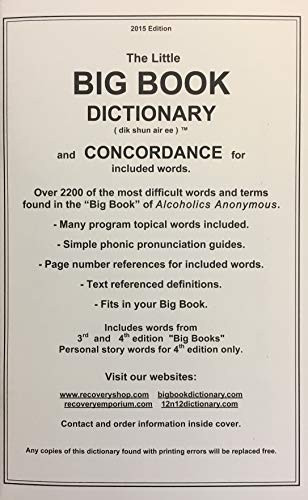 Little BIG BOOK DICTIONARY and CONCORDANCE By Lyle P. Parkins