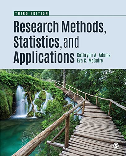 Research Methods Statistics and Applications