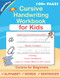 Cursive Handwriting Workbook For Kids