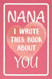 Nana I Wrote This Book About You