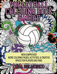 Volleyball Coloring Book & More
