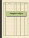 Simple Ledger: Cash Book Accounts Bookkeeping Journal for Small