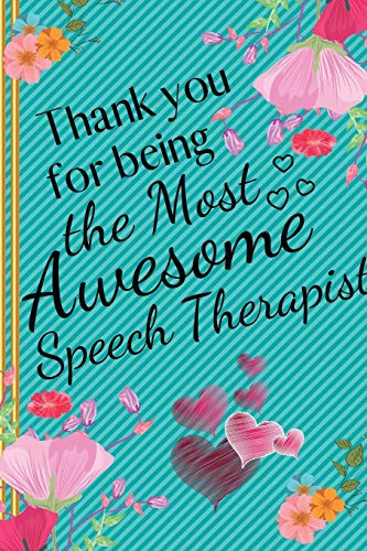 Thank You for Being the Most Awesome Speech Therapist
