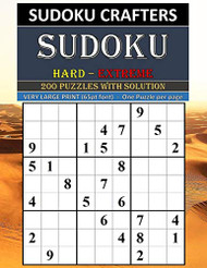 SUDOKU Hard - Extreme 200 PUZZLES WITH SOLUTION