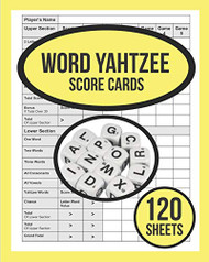 Word Yahtzee Score Cards For Word Yahtzee