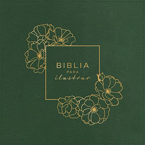 Reina Valera 1960 Biblia para ilustrar verde s?¡mil piel