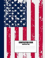 Composition Book American Flag