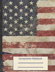 American Flag Composition Notebook