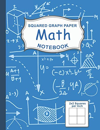 Graph Paper Math Squared Notebook