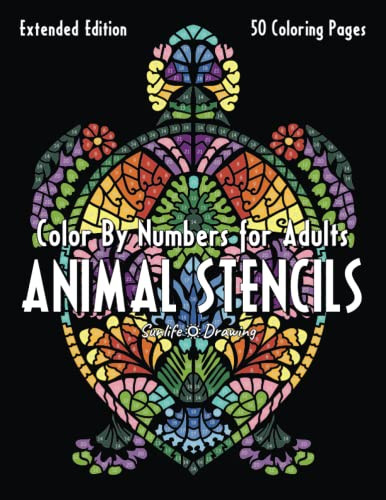 Lines Dots Quest Animals Color By Numbers for Adults by Sunlife