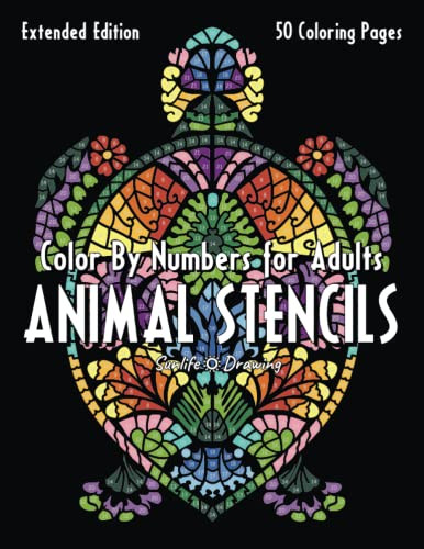 ANIMAL STENCILS Color By Number