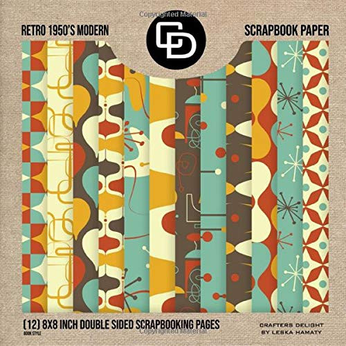 Retro 1950's Modern Scrapbook Paper