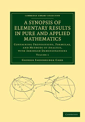 Synopsis of Elementary Results in Pure and Applied Mathematics Volume 1