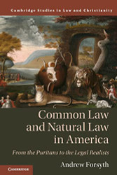 Common Law and Natural Law in America (Law and Christianity)