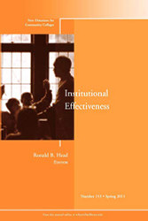 Institutional Effectiveness: Number 153 Spring 2011