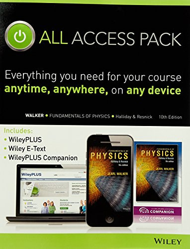 Fundamentals of Physics All Access Pack Containing