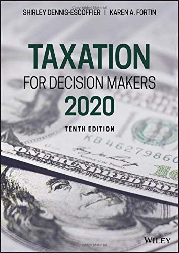 Taxation for Decision Makers 2020