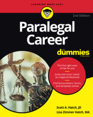 Paralegal Career For Dummies (Career/Education)