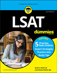LSAT For Dummies: Book + 5 Practice Tests Online