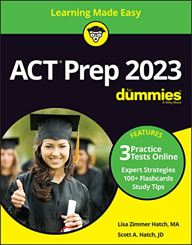 ACT Prep 2023 For Dummies with Online Practice (ACT for Dummies)