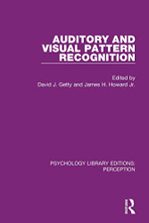 Auditory and Visual Pattern Recognition - Psychology Library Editions