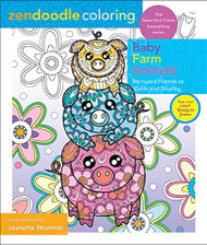 Zendoodle Coloring: Baby Farm Animals: Barnyard Friends to Color