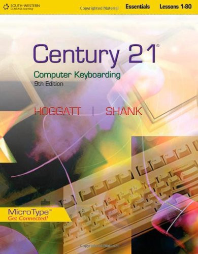 Century 21 Computer Keyboarding Lessons 1-80