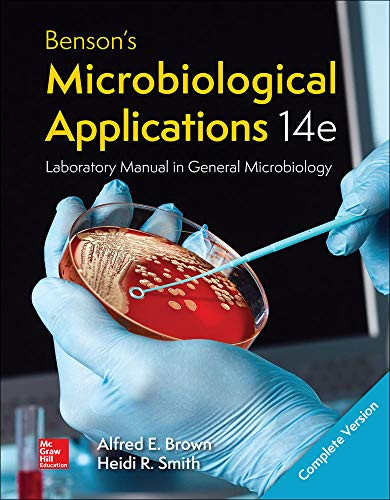 Benson's Microbiological Applications Laboratory Manual--Complete
