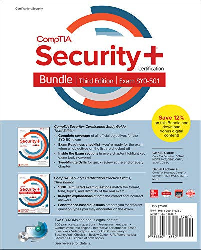 CompTIA Security+ Certification Bundle (Exam SY0-501)