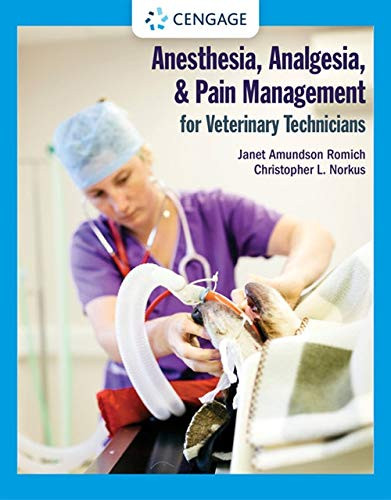 Anesthesia Analgesia and Pain Management for Veterinary