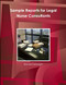 Sample Reports for Legal Nurse Consultants