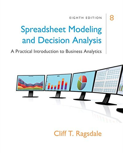 Spreadsheet Modeling & Decision Analysis