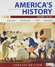 America's History: Concise Edition Volume 1
