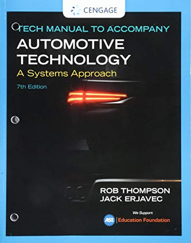 Tech Manual for Erjavec/Thompson's Automotive Technology