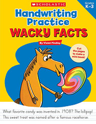 Handwriting Practice: Wacky Facts