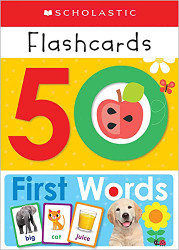 50 First Words Flashcards: Scholastic Early Learners