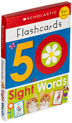 50 Sight Words Flashcards: Scholastic Early Learners