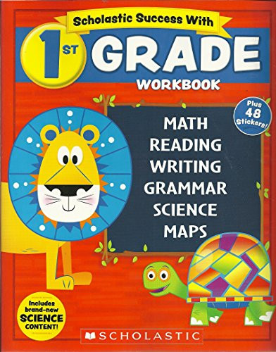 NEW Scholastic - 1st Grade Workbook with Motivational