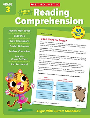 Scholastic Success with Reading Comprehension Grade 3 Workbook