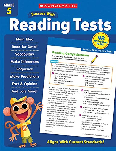 Scholastic Success with Reading Tests Grade 5 Workbook